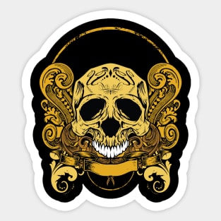 Skull Ethnic Sticker